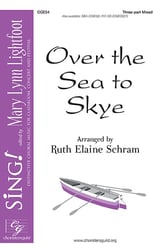 Over the Sea to Skye Three-Part Mixed choral sheet music cover